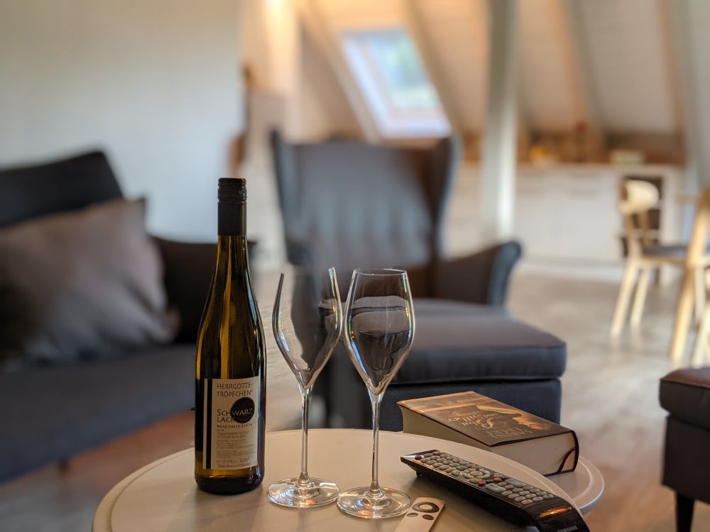 Gemütlicher Abend im Wohnzimmer